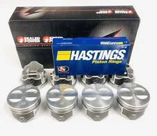 SPEED PRO Forged Flat Top Pistons/8+CAST Rings Kit for Ford SB 289 302 5.0L 030