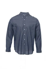 Club Room Blue Heather Button Down Shirt Sport 2XL $49
