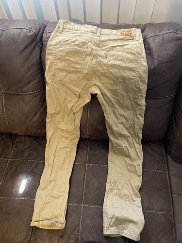 Boys Levis Strauss Khaki Pants Size 18 Reg. (29/29) (4P25) - Picture 2 of 4