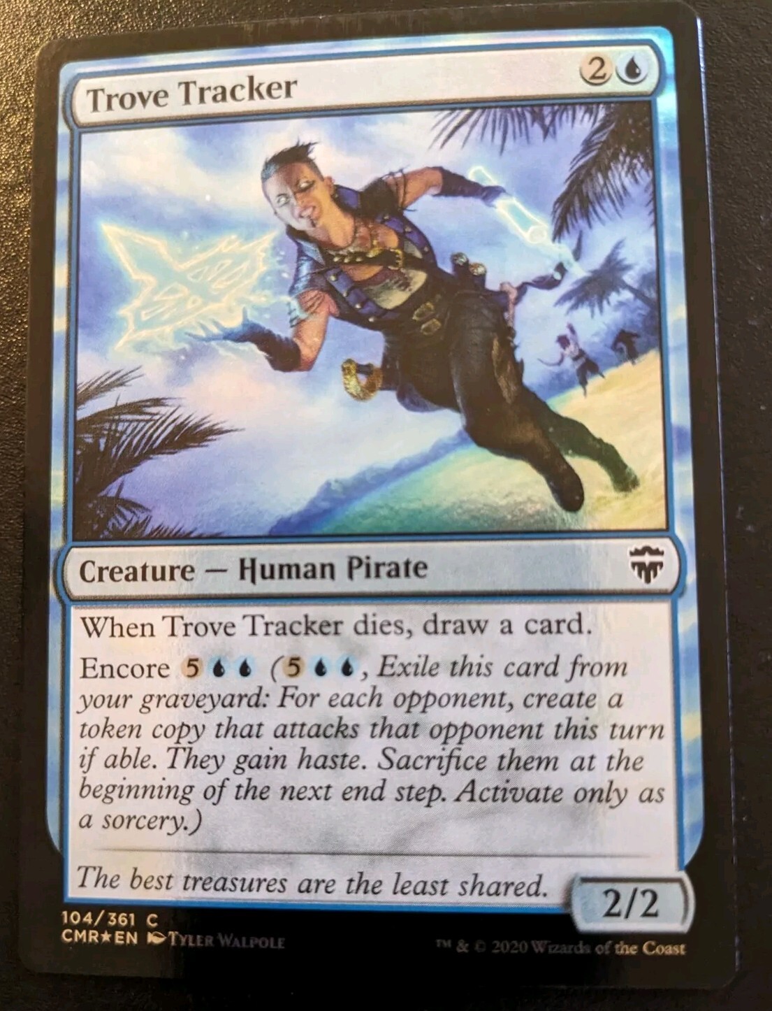 Trove Tracker 104/361 CMR Foil Common Commander Legends Magic: The Gathering