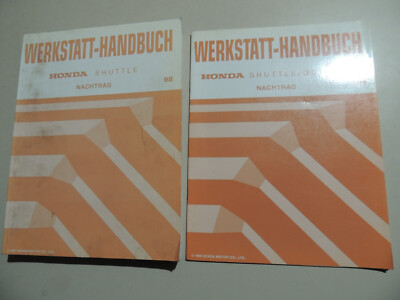 2 x Ergänzungs Werkstatthandbuch Honda Shuttle  Odyssey  1998 1999