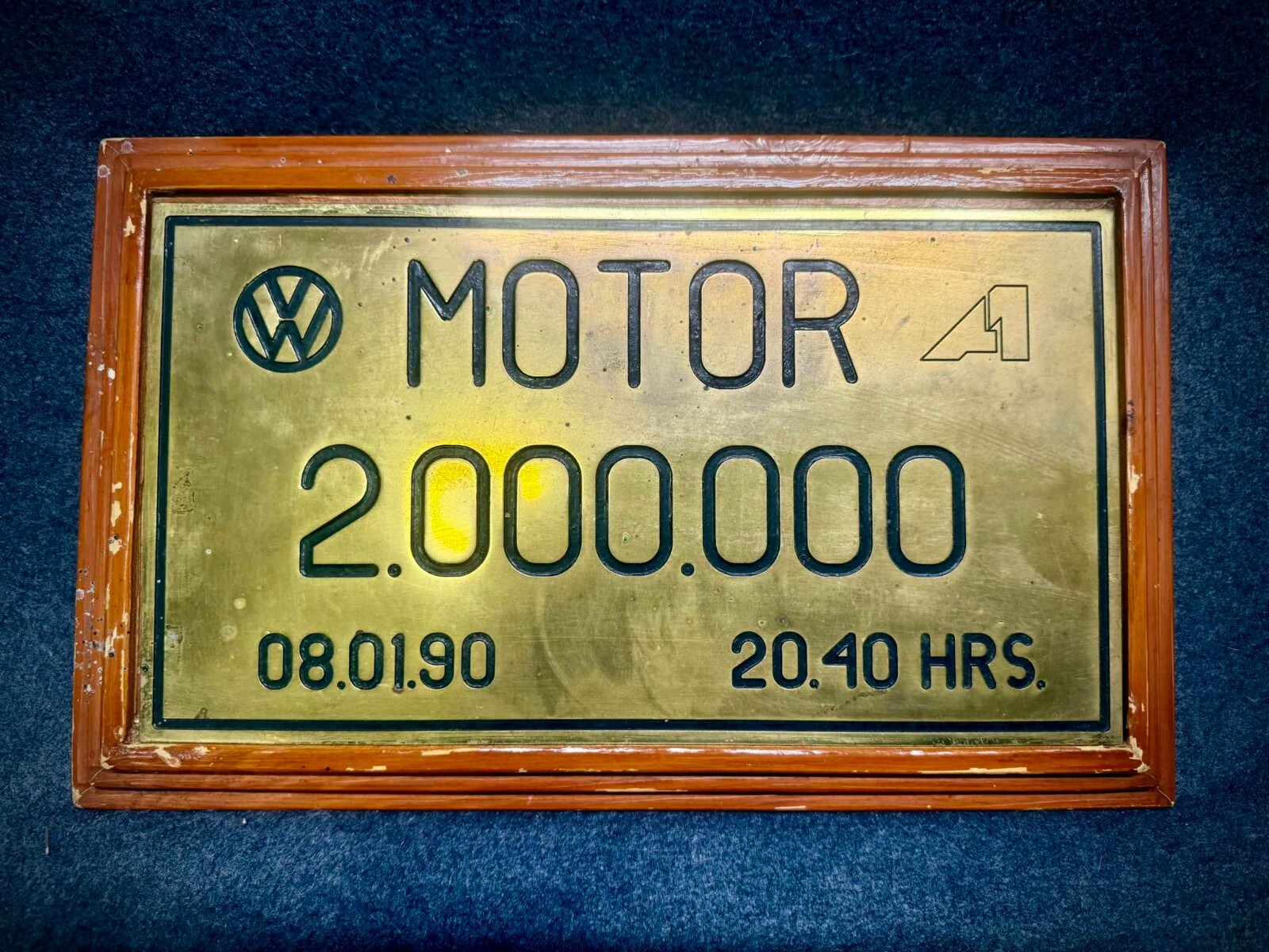 ABSOLUT RARITAT! Die einzigen VW-Werks Gedenkschilder auf dem Markt!