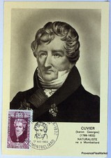 CPA  MAXIMUM POSTCARDGEORGES CUVIER   1969  1595
