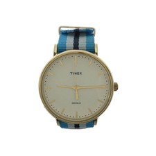 Timex Quartz Watch/Analog/--/Wht/Blu/Tw2P91000//
