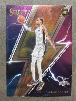 Panini 2023-24 Select NBA Basketball No. 5 Victor Wembanyama Rookie Thunder Lane