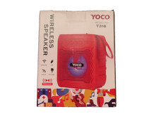 Yoco Wireless Speaker. Model number Y318 Choose Color Red, Blue, or Black NEW