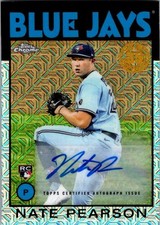 2021 Topps Silver Pack 1986 Chrome Baseball /99 Nate Pearson #86TC-3 Auto Mojo