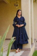 Party Wear Anarkali Gowns Salwar Kameez Pakistani Indian Wedding Dress Bollywood