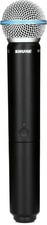 Shure BLX2/B58 Handheld Wireless Transmitter with BETA 58A Vocal Mic Capsule ...