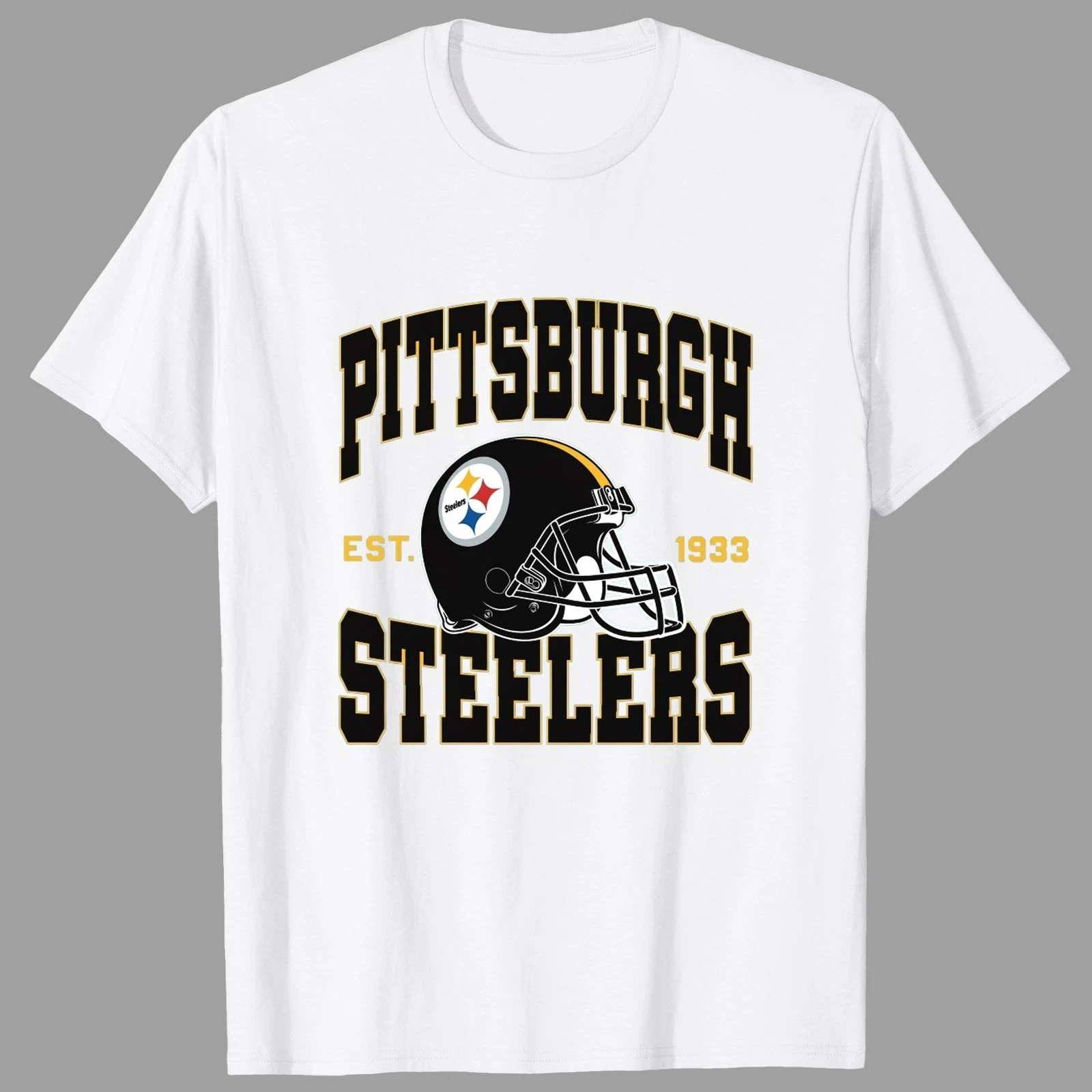 Pittsburgh Steeler Est 1933 Team Helmet Football Team T-Shirt, Gift for Fan