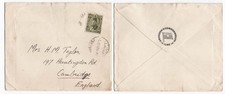 Egypt 1947 Neat Aberdeen & Commonwealth Line cover to UK franked 17m, Port