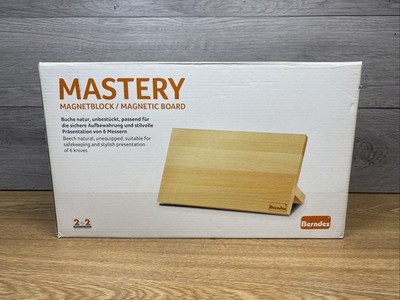 Berndes Mastery Magnetic Knife Block/Board Made In Germany 14x8.5x5''