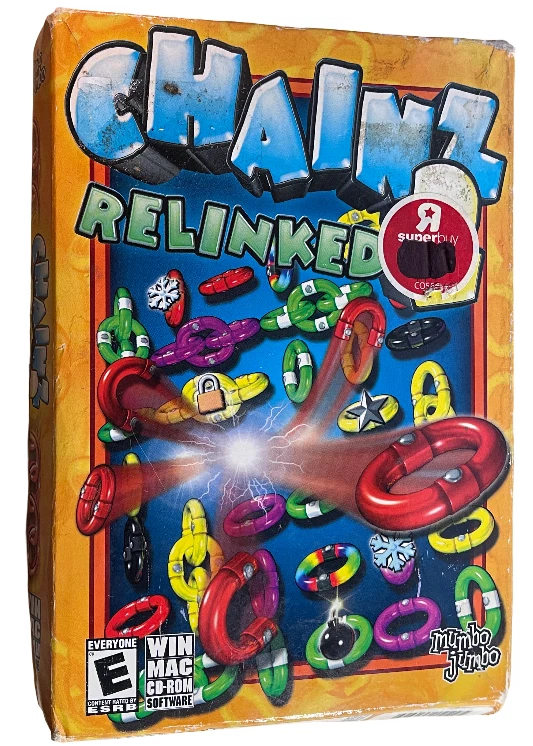 CHAINZ 2 RELINKED Chains II - Classic Puzzle Matching Mac PC Game SEALED  / 11z