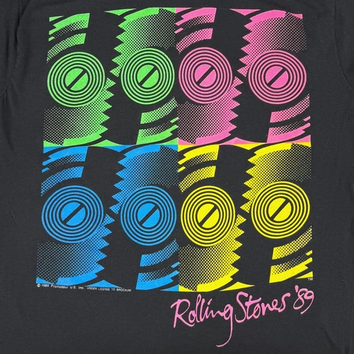 Rolling Stones T Shirt The Rolling Stones Steel 1980s vintage concert t-shirt, vintage, single stitch, B+ condition