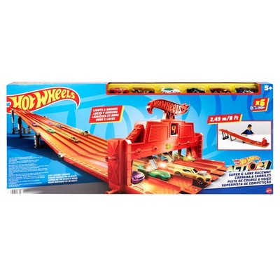 Hot Wheels Super 6 Lane Raceway Playset for sale online | eBay