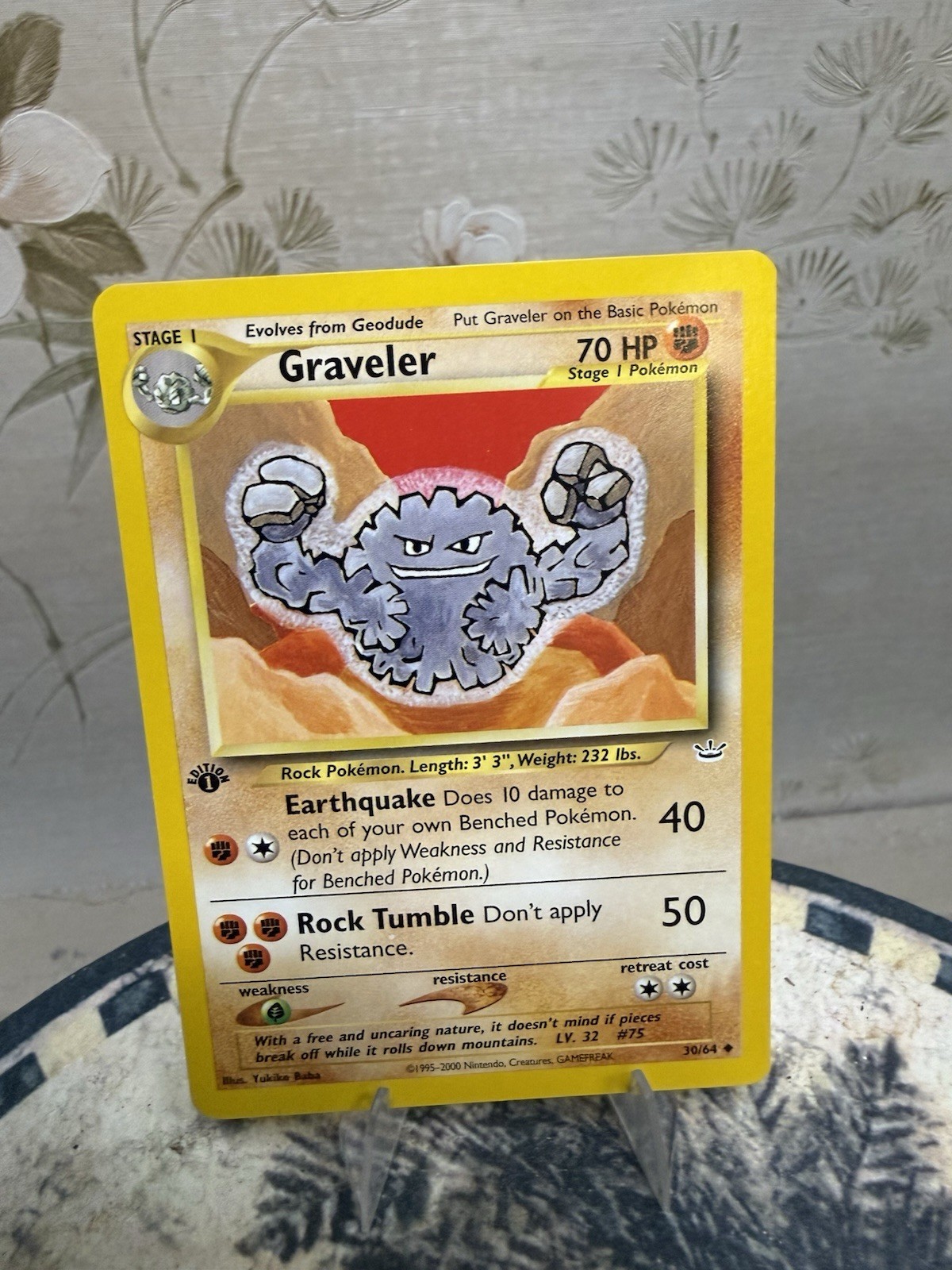 Neo Revelation #30/64 Graveler 1st edition
