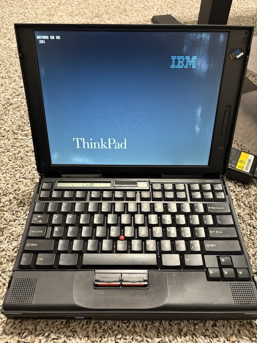 IBM THINKPAD TYPE 9547 Retro Vintage Laptop Computer Please Read