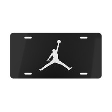 Air Jordan Car Front License Plate Tag Vanity Style Auto Metal Aluminum