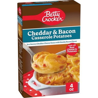Cheddar Bacon Casserole Potatoes Betty Crocker 4 oz