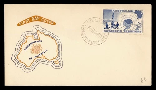 DR WHO 1957 AUSTRALIAN ANTARCTIC TERRITORY FDC 2.00 M76561