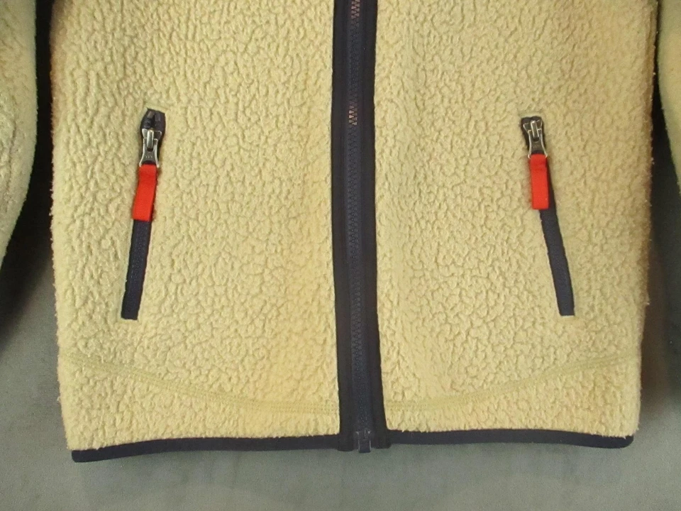 Chaqueta Patagonia Juvenil Grande 12 El Cap Caqui Retro Pila Vellón Cremallera ESTILO 65411 Foto 3 de 4