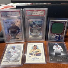 LOT of 6 #d cards 2013 YASIEL PUIG RCs ,Orange refractor, Topps Chrome,Five star