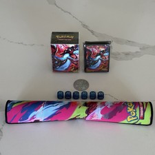 Mega Charizard UPC Game Mat + More! Phantasmal Flames UPC Accessories!! POKÉMON