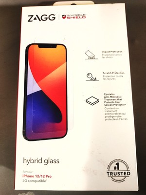 ZAGG InvisibleShield Hybrid Glass – Protezione Schermo Per IPhone 12/12 Pro 6.1"