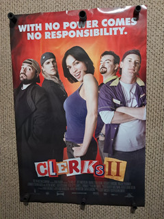 VINTAGE CLERKS II Original Movie Poster 27x40" Rolled Double Sided