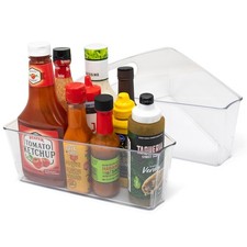 Kscl2s6amz Corner Lazy Susan Pantry Organizer 2 Pack Clear