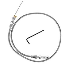 36" Braided Throttle Gas Cable Kit Compatible with Chevrolet/Chevy LS1 Engine