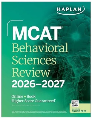 Kaplan Test Prep Ser.: MCAT Behavioral Sciences Review 2026-2027 : Online + ...