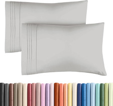 King Pillow Cases Set of 2 - Ultra Soft Hotel Quality Pillowcase Covers - Comfy,