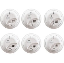 First Alert BRK SC9120B Hardwired Smoke Carbon Monoxide Detector 6-Pack