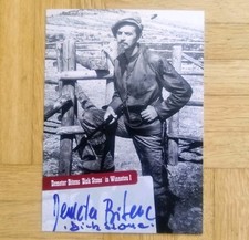 Karl May Winnetou 1. Teil Autogrammkarte signiert von Demeter Bitenc