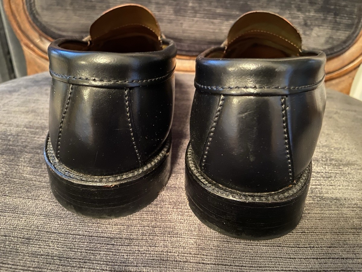 Alden X Brooks Brothers 34378 Unlined Shell Cordovan Loafers Black