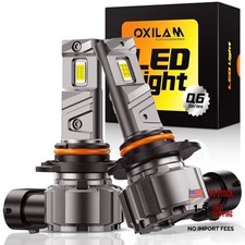 Fog LED Light Bulb, 900 Brighter 6500K Cool White, Anti 9005/HB3 6500K white