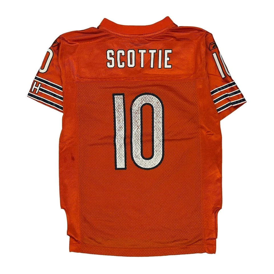 Camiseta de fútbol americano Reebok NFL Chicago Bears, 10-12 años - poliéster naranja medio Foto 2 de 4