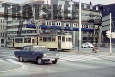 35mm Slide WEST GERMANY Wuppertal Tram Strassenbahn 102 c1969 Original