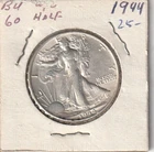 1944 Walking Liberty Half Dollar 90% Silver ungraded *combine shipping* 3