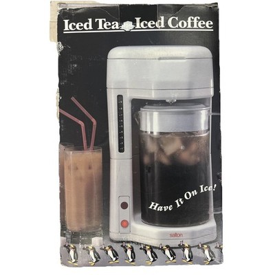 Vintage Salton 2 Liter Iced Tea Maker KM-44 8 Cup 1991 NIB