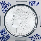 1896 BU UNCIRCULATED MORGAN SILVER DOLLAR AUTHENTIC U.S. MINT FREE SHIPPING 7573