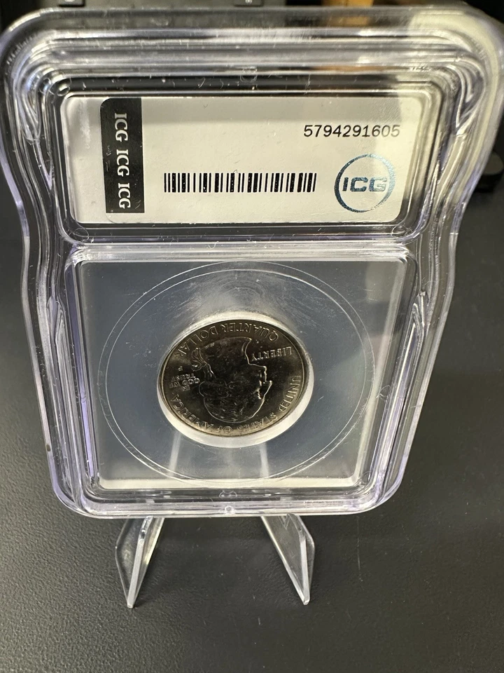 2008 P 25C Partial Collar Quarter Error Signed - Image 3 of 4