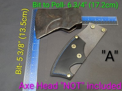 True Temper Kelly Perfect ''Jersey'' Ax Handmade Leather Axe Mask ''Only'' Read Desc