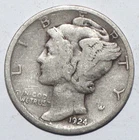1924 D Mercury Dime FINE (O258)