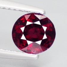 1.80 Cts JOYFUL OVAL 6 x 6 mm NATURAL TANZANIA REDDISH PINK RHODOLITE GARNET