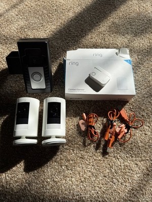 Ring Doorbell/Doorbell Security Box/Stick Cameras/Ring Window Alarms
