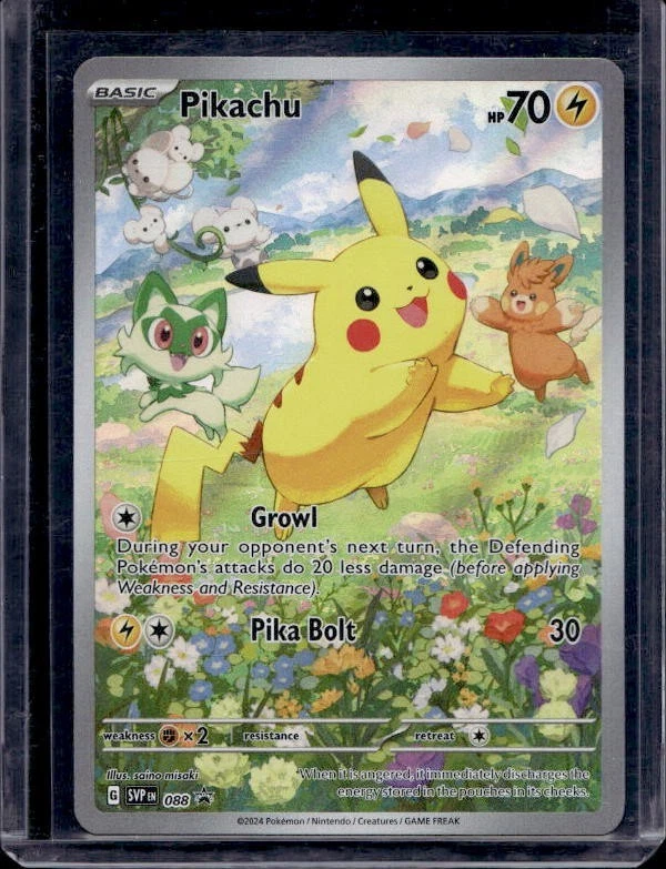 Lightly Played (Excellent) Pikachu Pokémon TCG Promo Individual