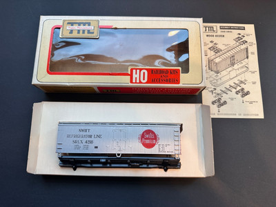 HO Scale 40' ''Swift Premium'' Reefer Car Kit (NOS) By TM