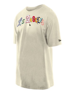 Los Angeles team Dodger t shirt, New Era Ransom Note, team name lot